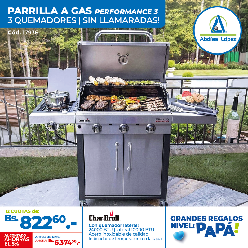 PARRILLA A GAS PERFORMANCE 3