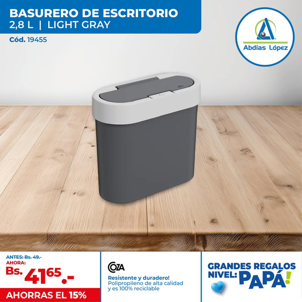 Basurero de Escritorio 2.8 L