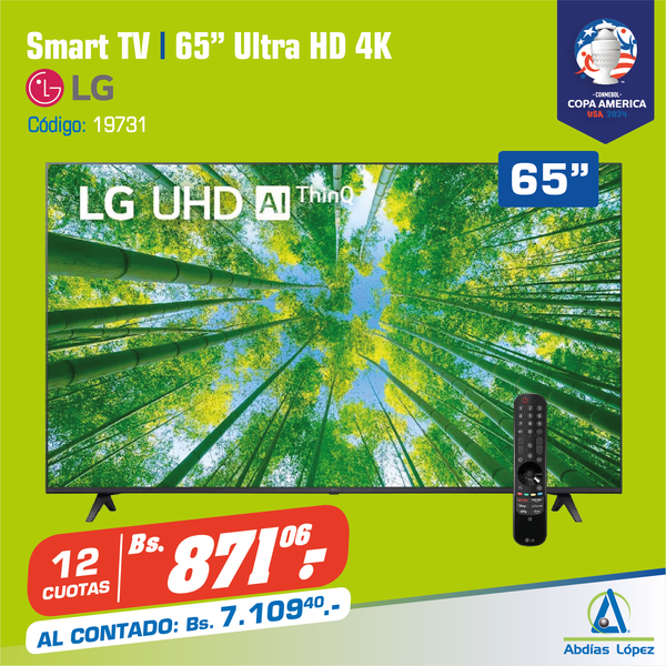 Televisor Lg 65" UHD4K Smart TV 2022