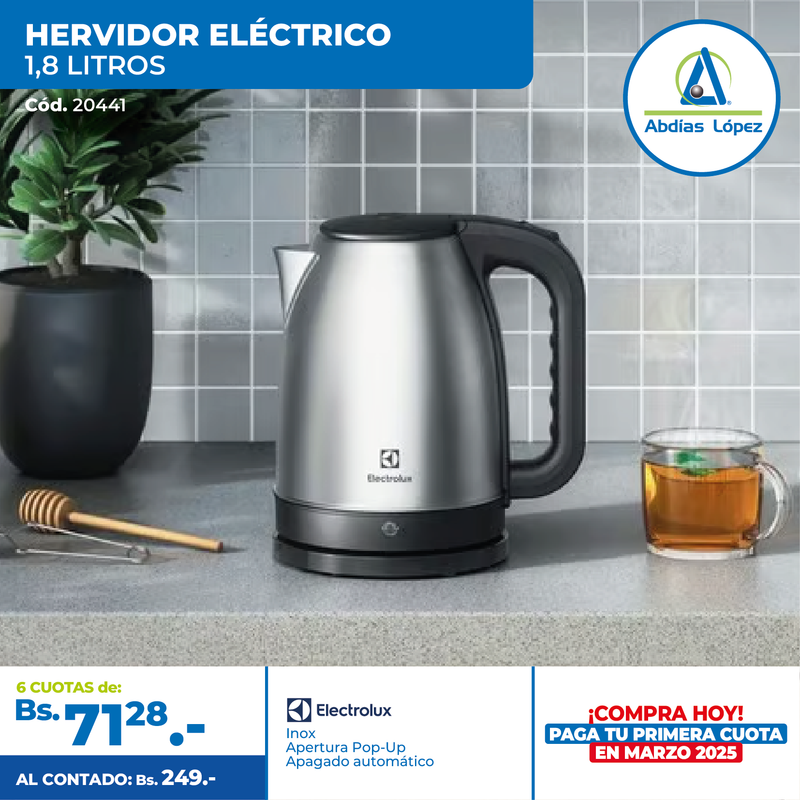 HERVIDOR DE AGUA 1.8 LITROS