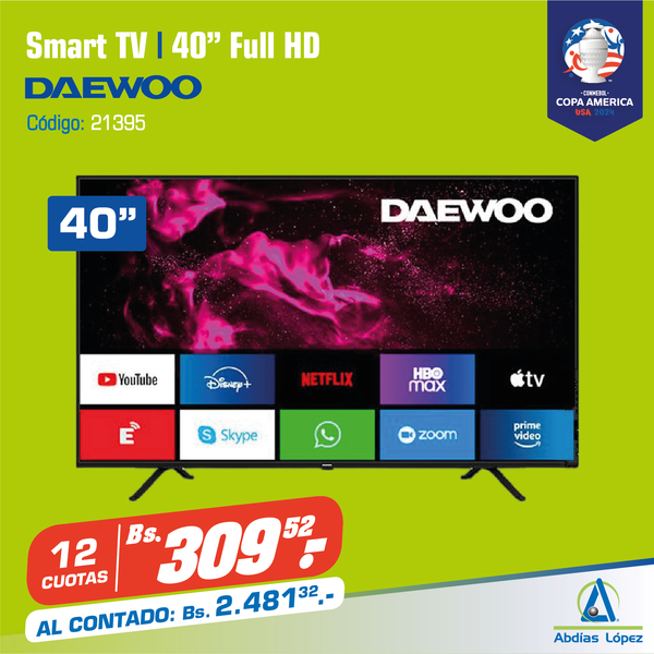 Televisor Daewoo 40"