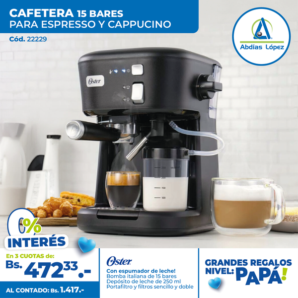 Cafetera Espresso Oster