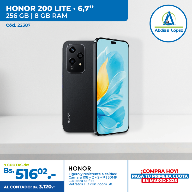 Celular Honor 200 LITE