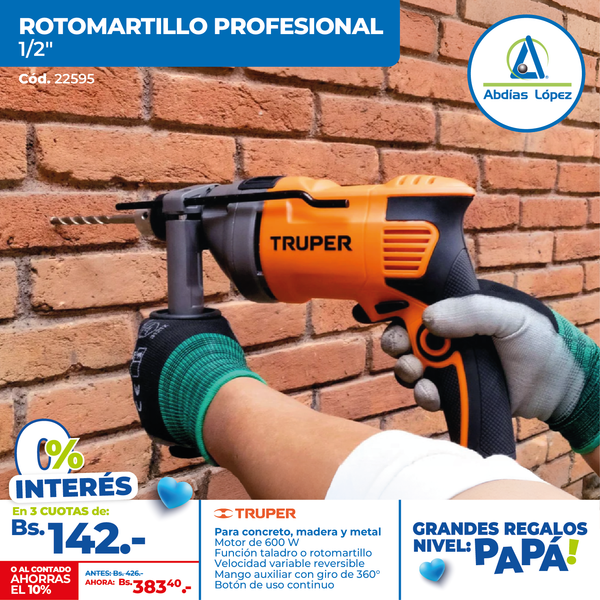 Rotomartillo 1/2" Profesional