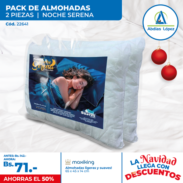 Pack de Almohadas 2 piezas