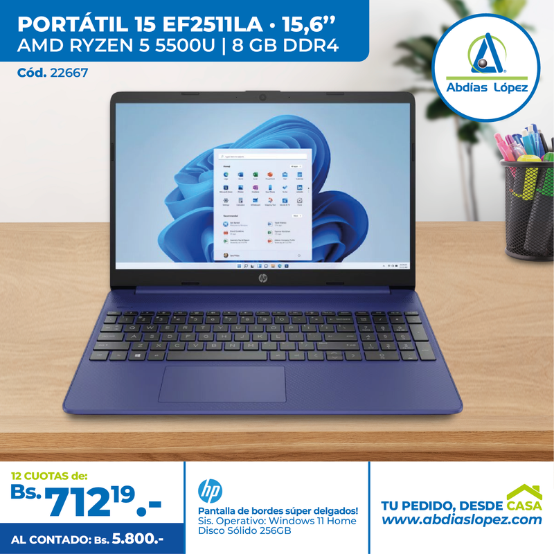 PORTATIL HP 15-EF2511LA