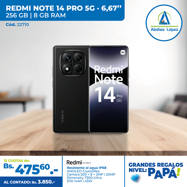 CELULAR REDMI NOTE 14 PRO 5G