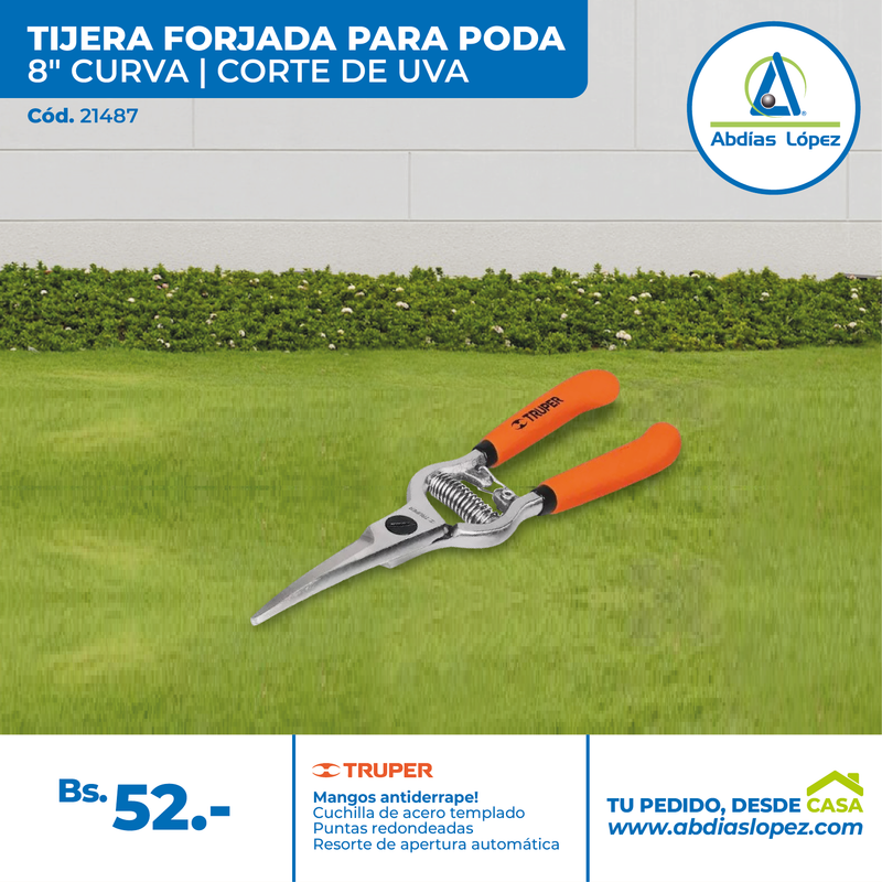 Tijera forjada para poda 8"