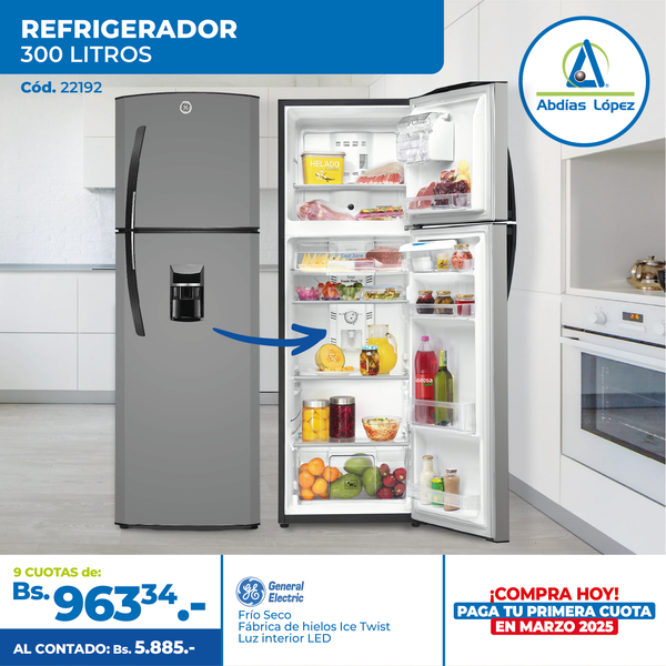 Refrigerador General Electric 300L