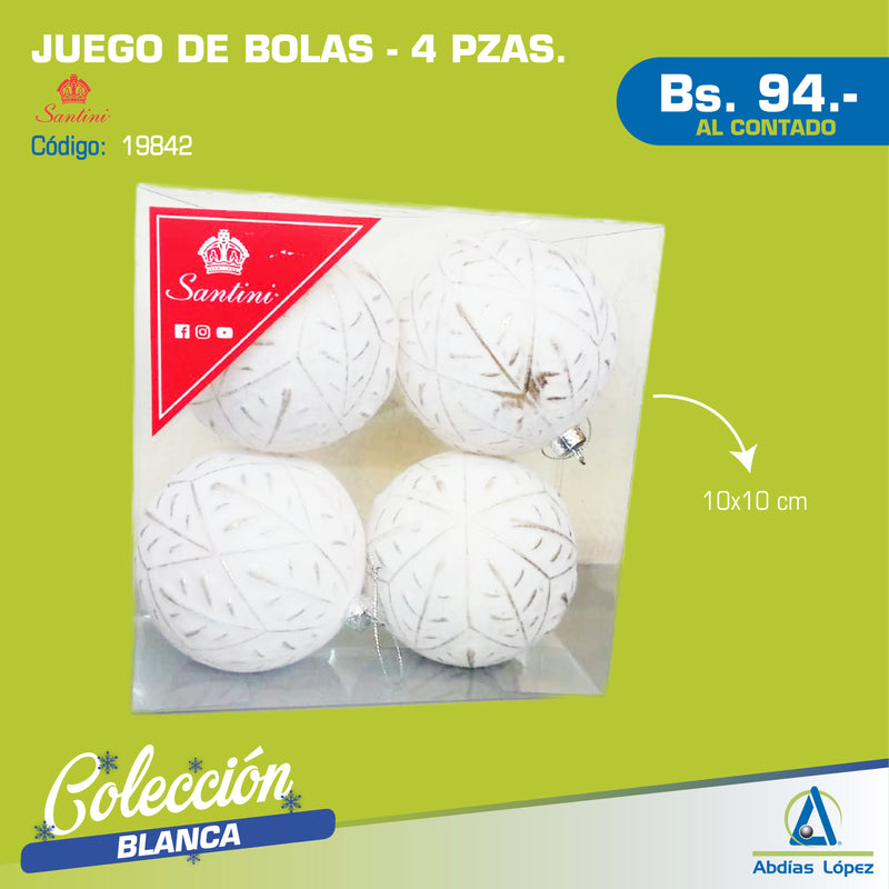 Juego De Bolas 4 Pzas.